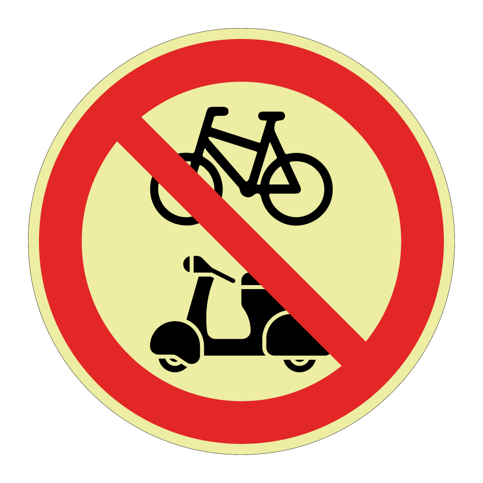 Interdiction aux vélos et aux cyclomoteurs