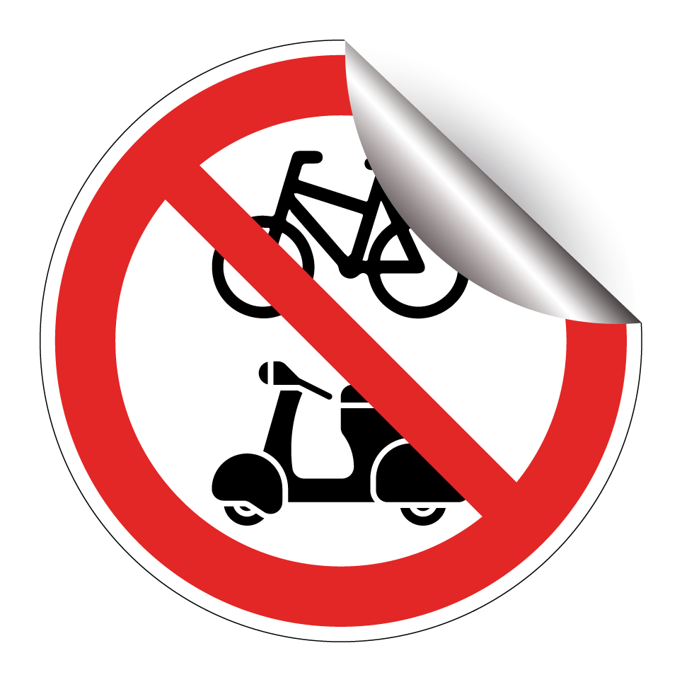 Interdiction aux vélos et aux cyclomoteurs