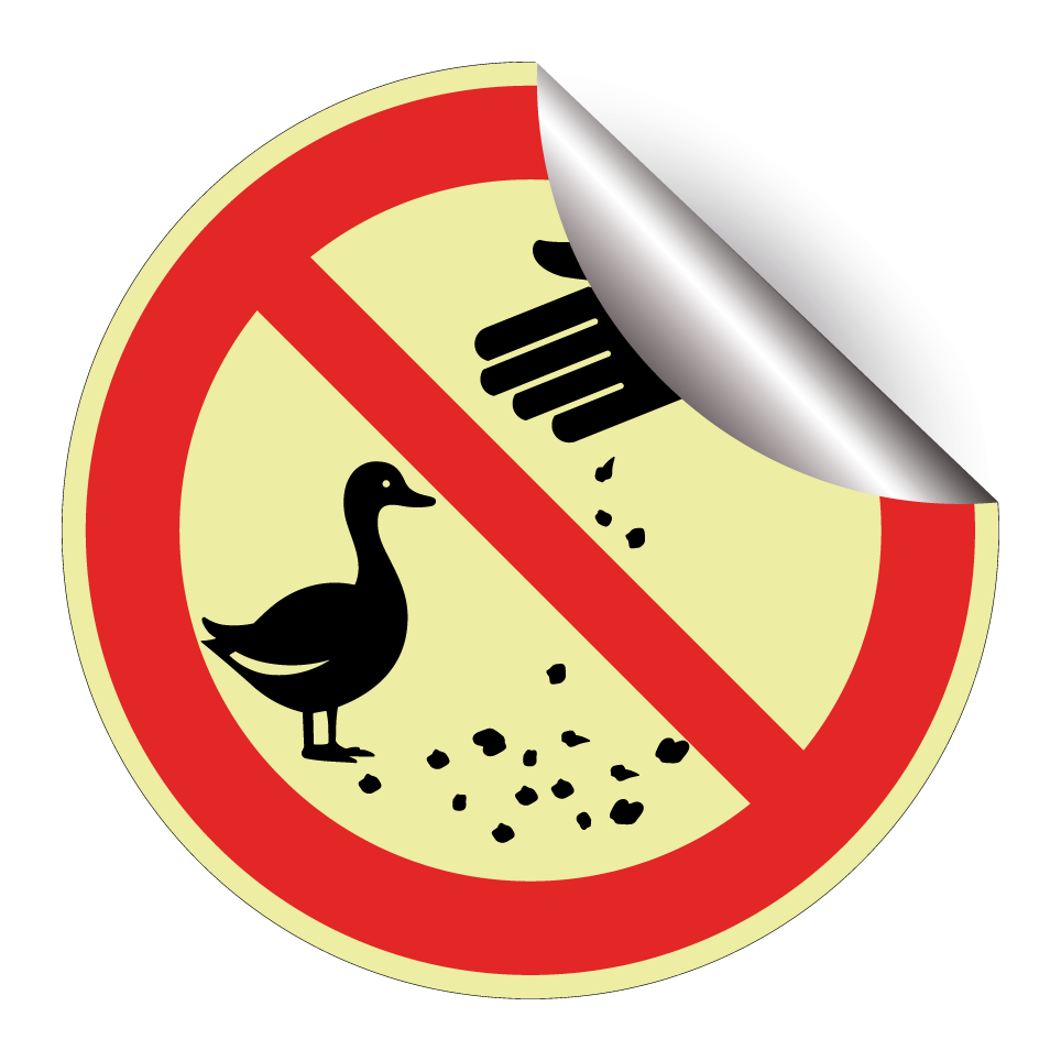 Nourrir les canards interdit