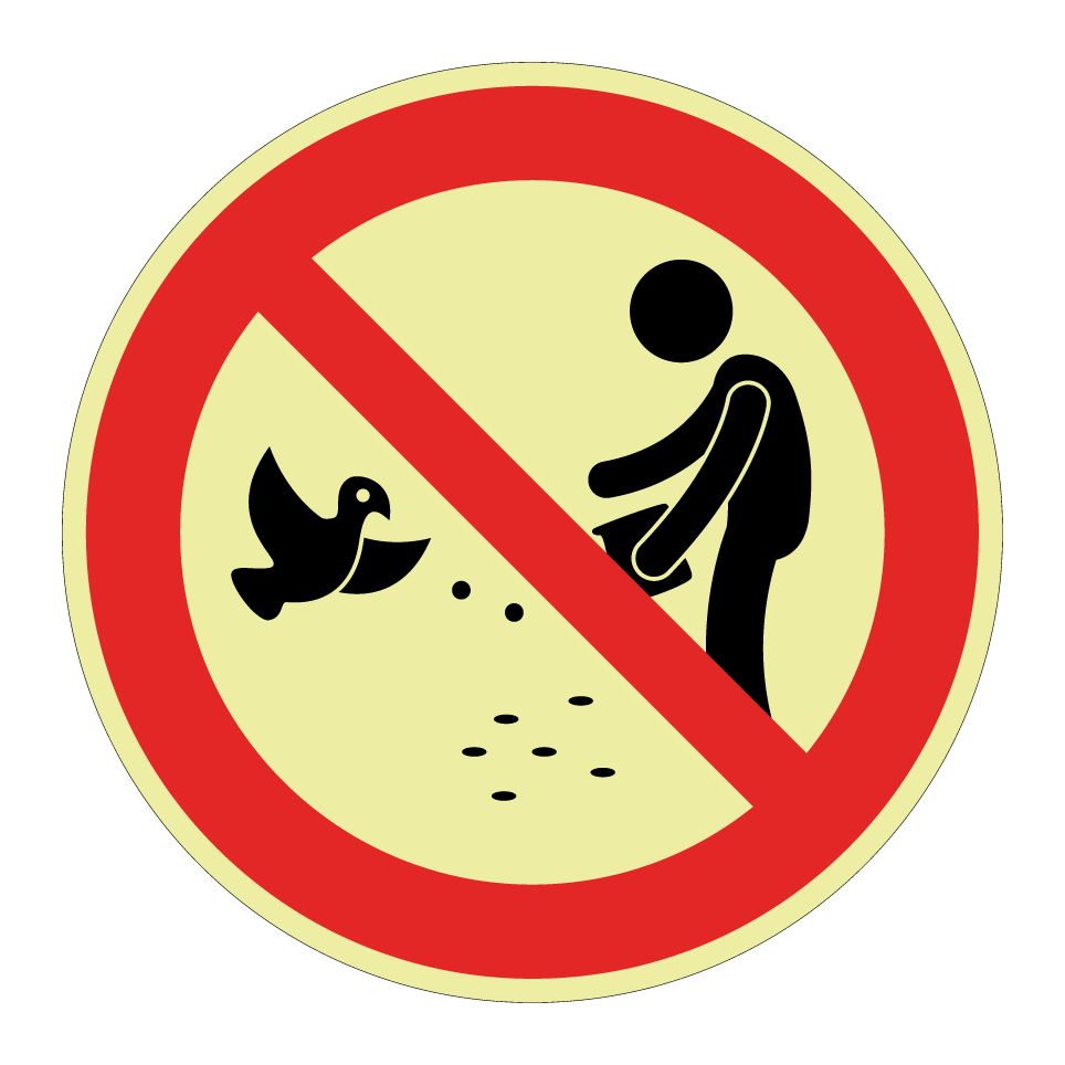 Ne pas nourrir les oiseaux