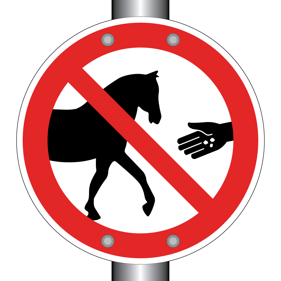 Ne pas nourrir les chevaux