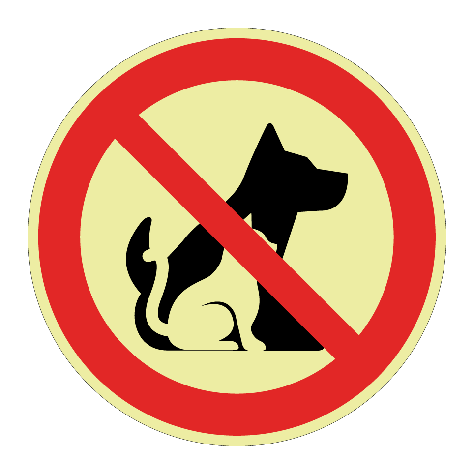 Chiens et chats interdits