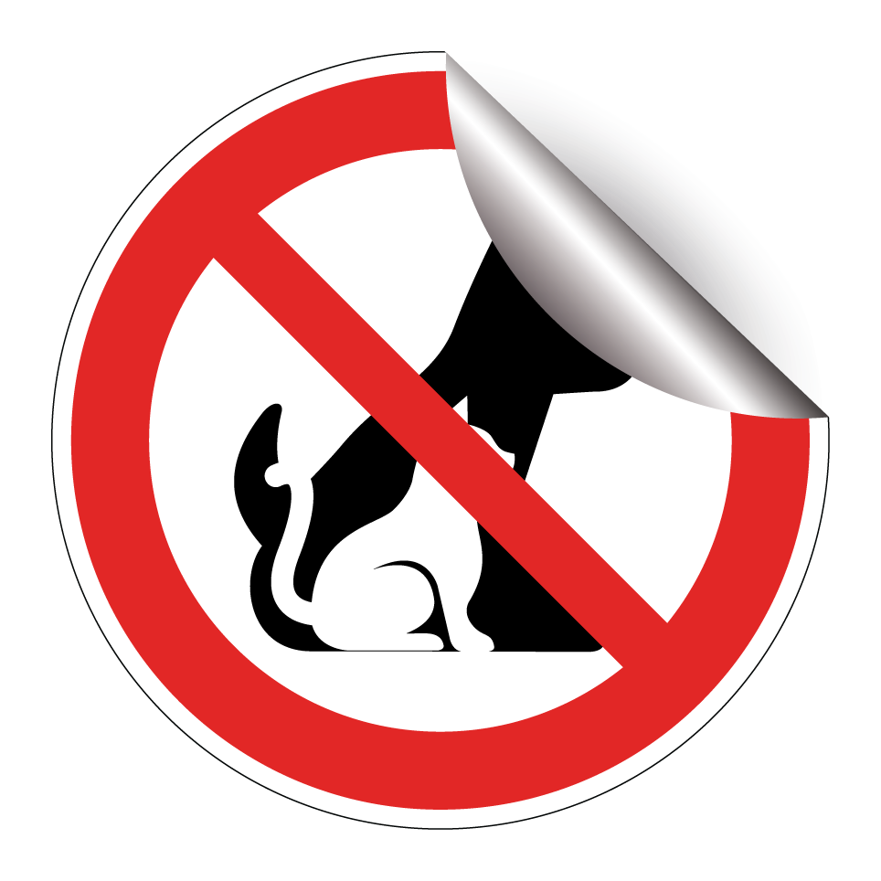 Chiens et chats interdits