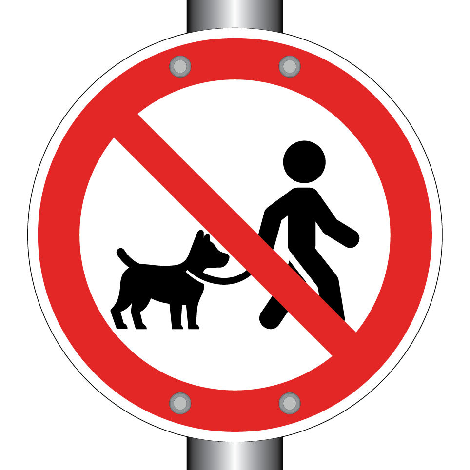 Interdiction de promener les chiens