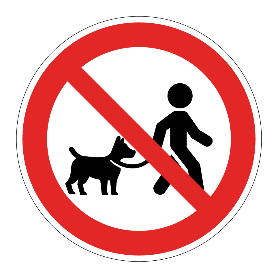 Interdiction de promener les chiens