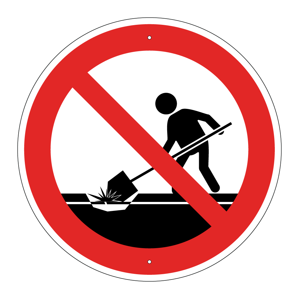 Pas de creusement