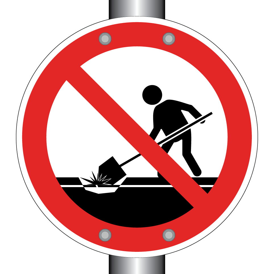 Pas de creusement