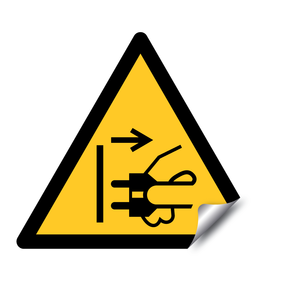 Avertissement risque d’éjection de la prise électrique