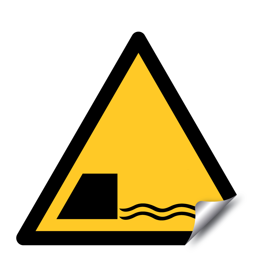 Sortie de décharge d’eau d’avertissement