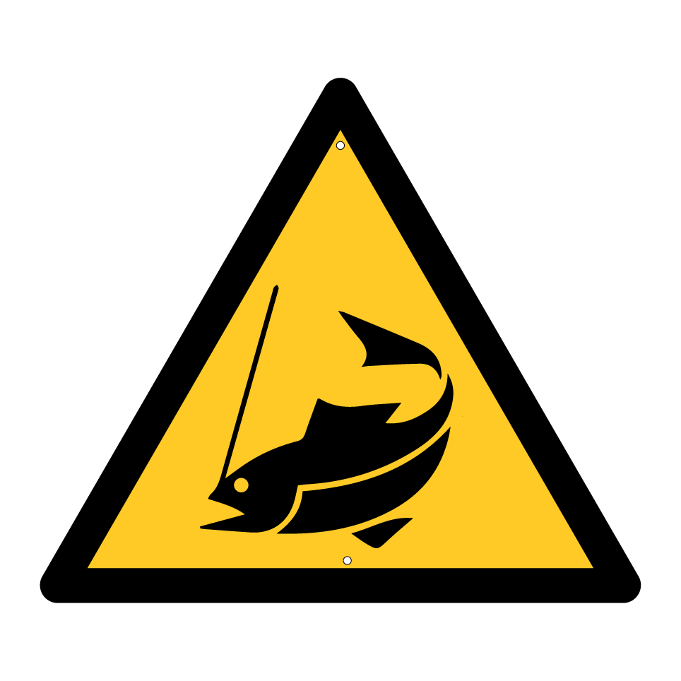 Zone de pêche dangereuse