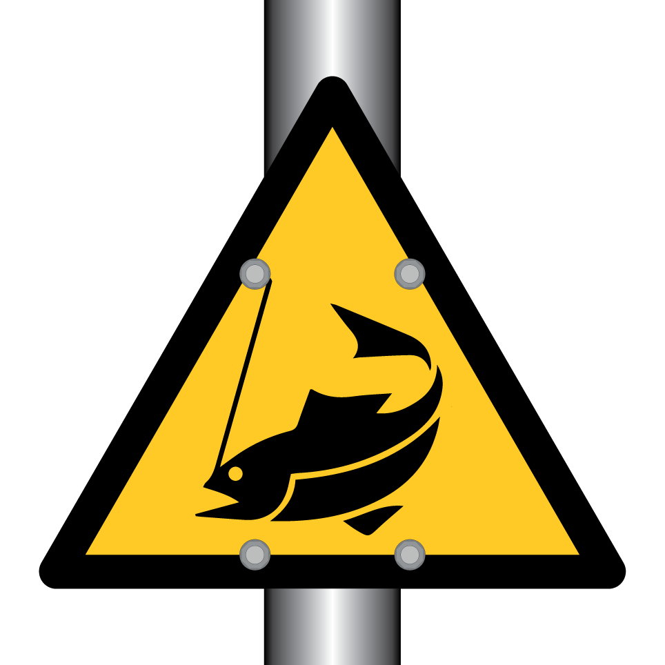 Zone de pêche dangereuse
