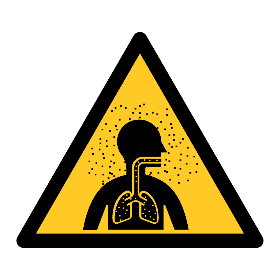 Avertissement danger d’inhalation
