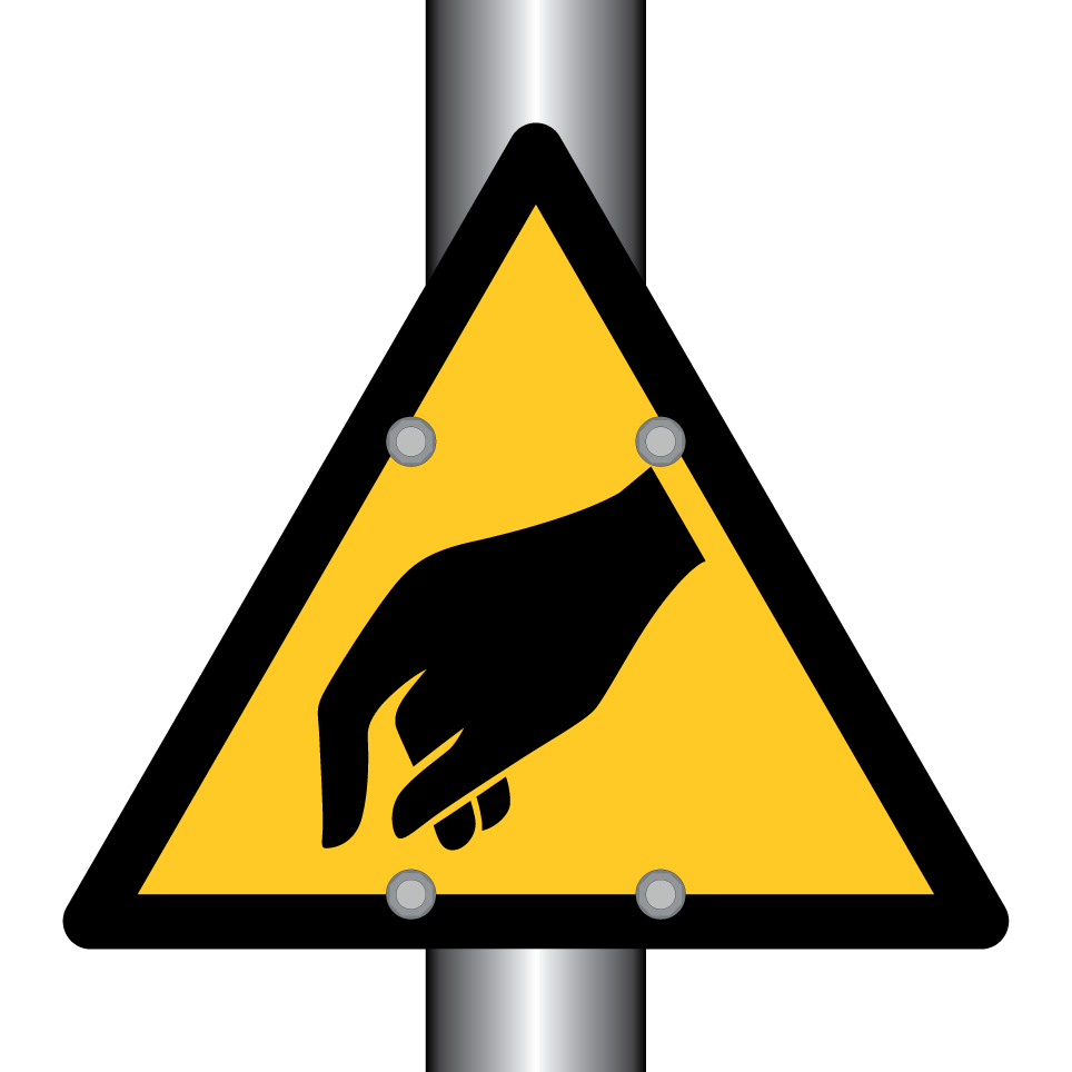Avertissement ne pas toucher