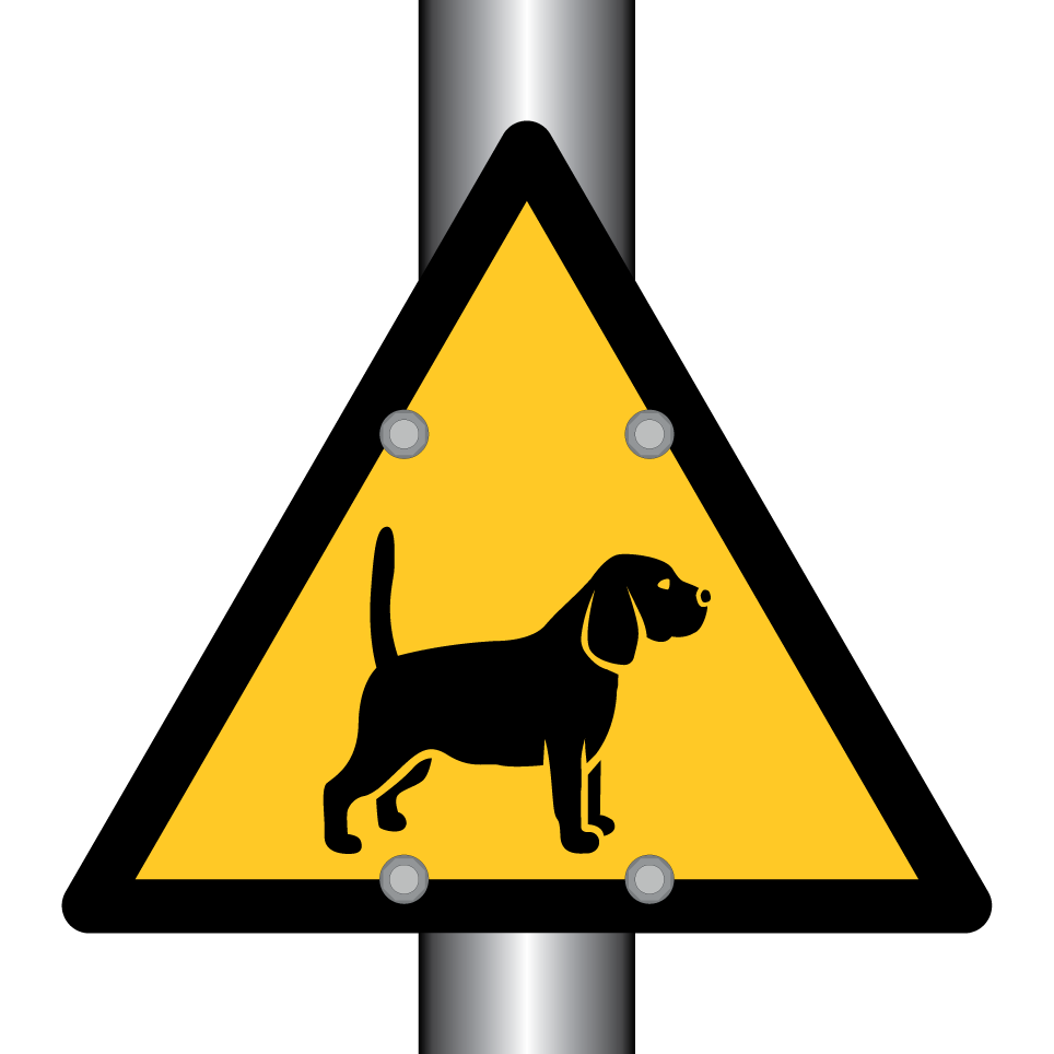 Chiens de garde dans la zone