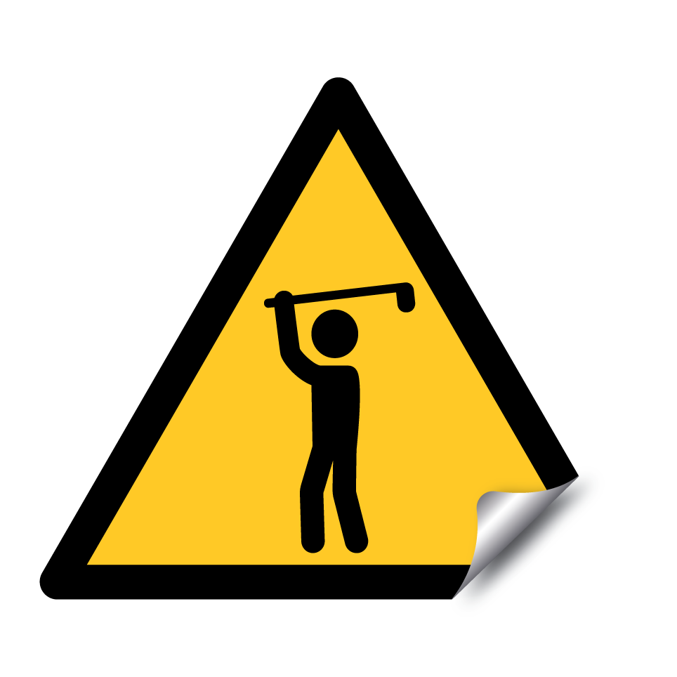 Avertissement golf