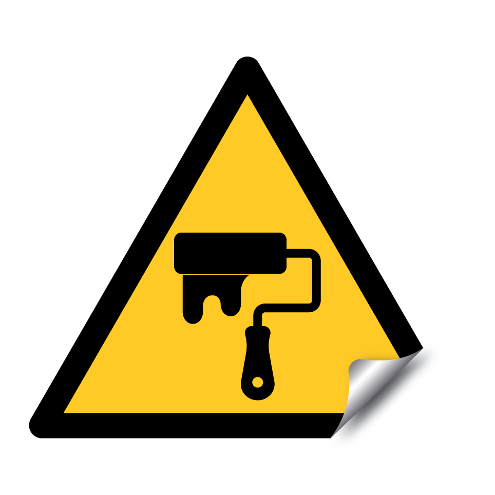 Attention peinture fraîche (rouleau)