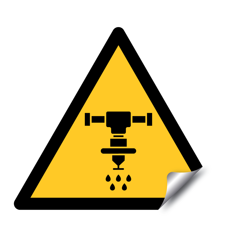 Avertissement arroseur d’eau