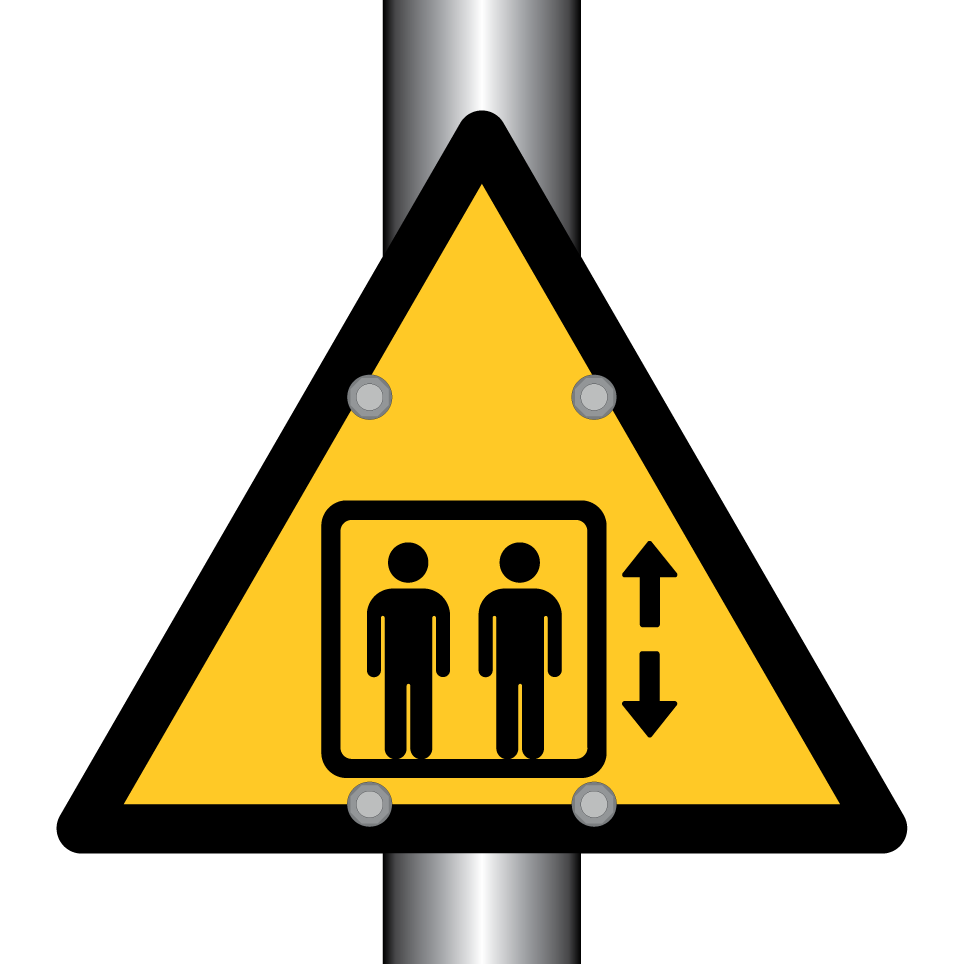 Ascenseur en service