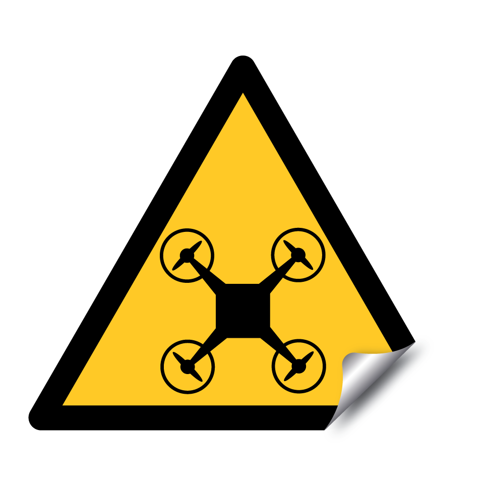 Activité de drones avertissement