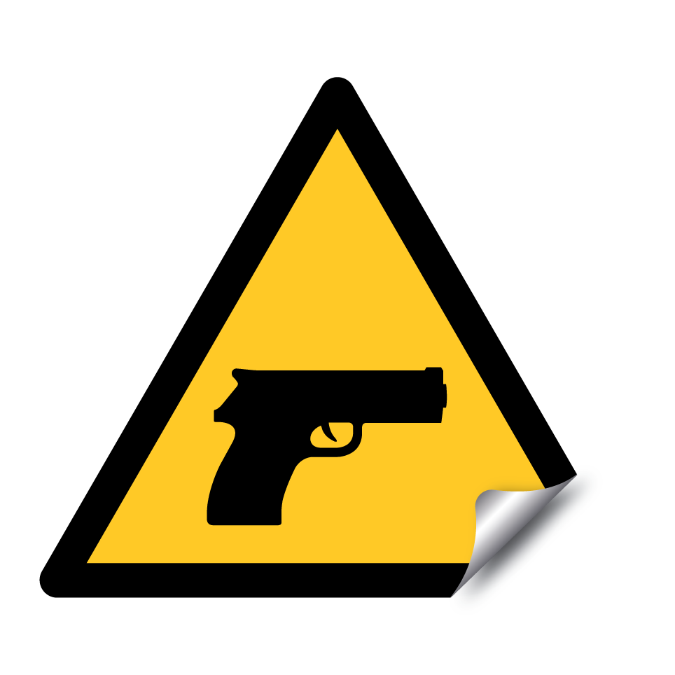 Avertissement armes à feu