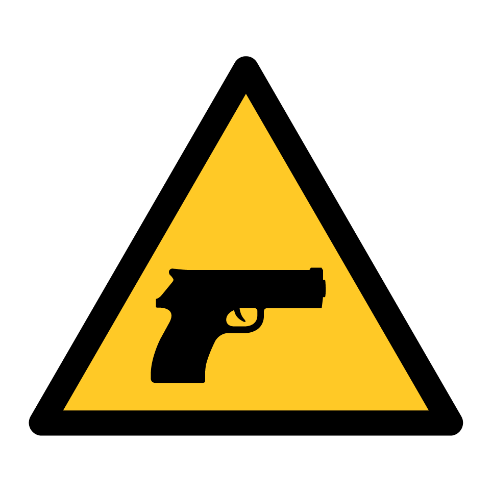 Avertissement armes à feu
