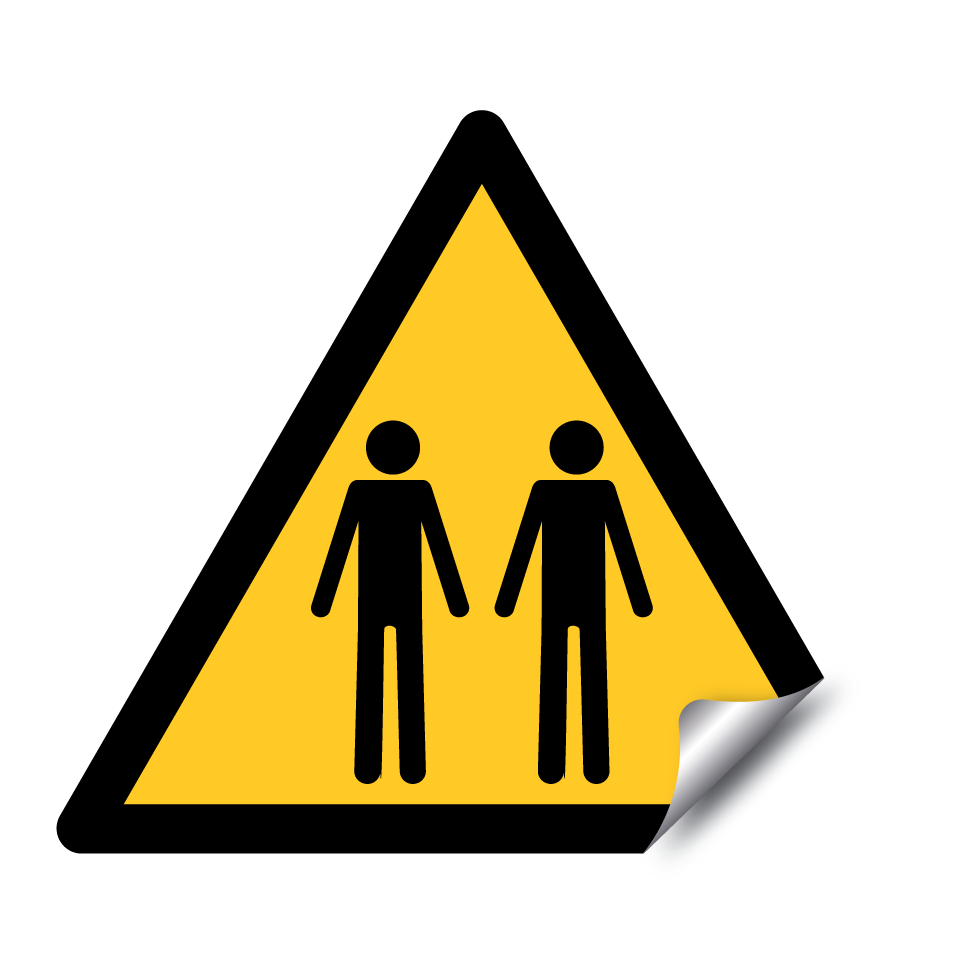 Avertissement deux personnes