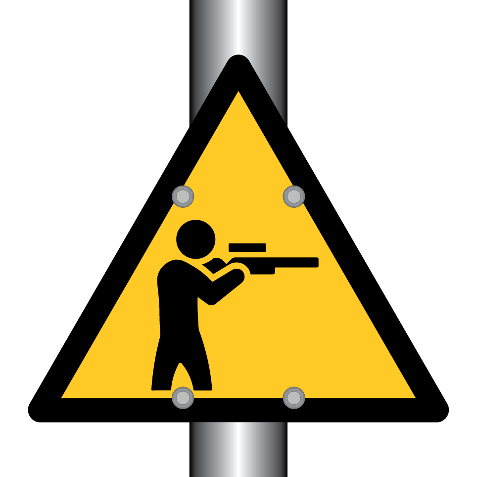 Danger de tir/armes à feu