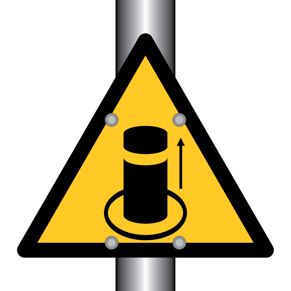 Borne escamotable d’avertissement