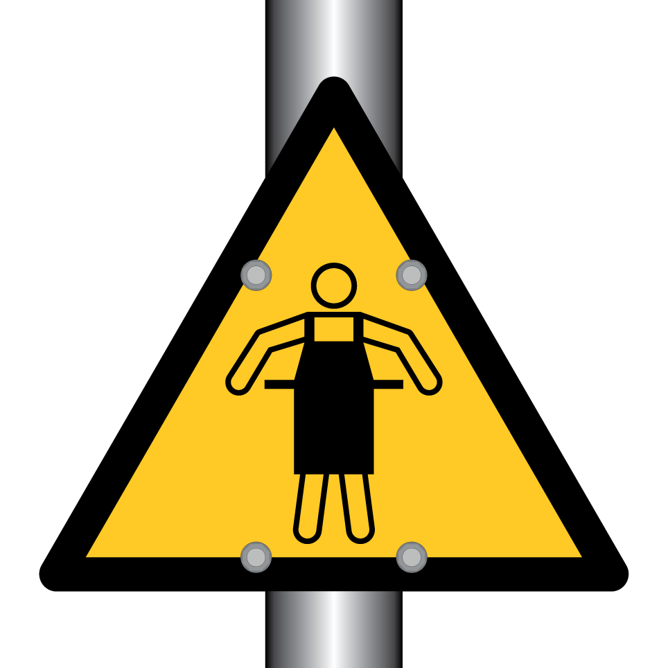 Avertissement tablier de protection obligatoire