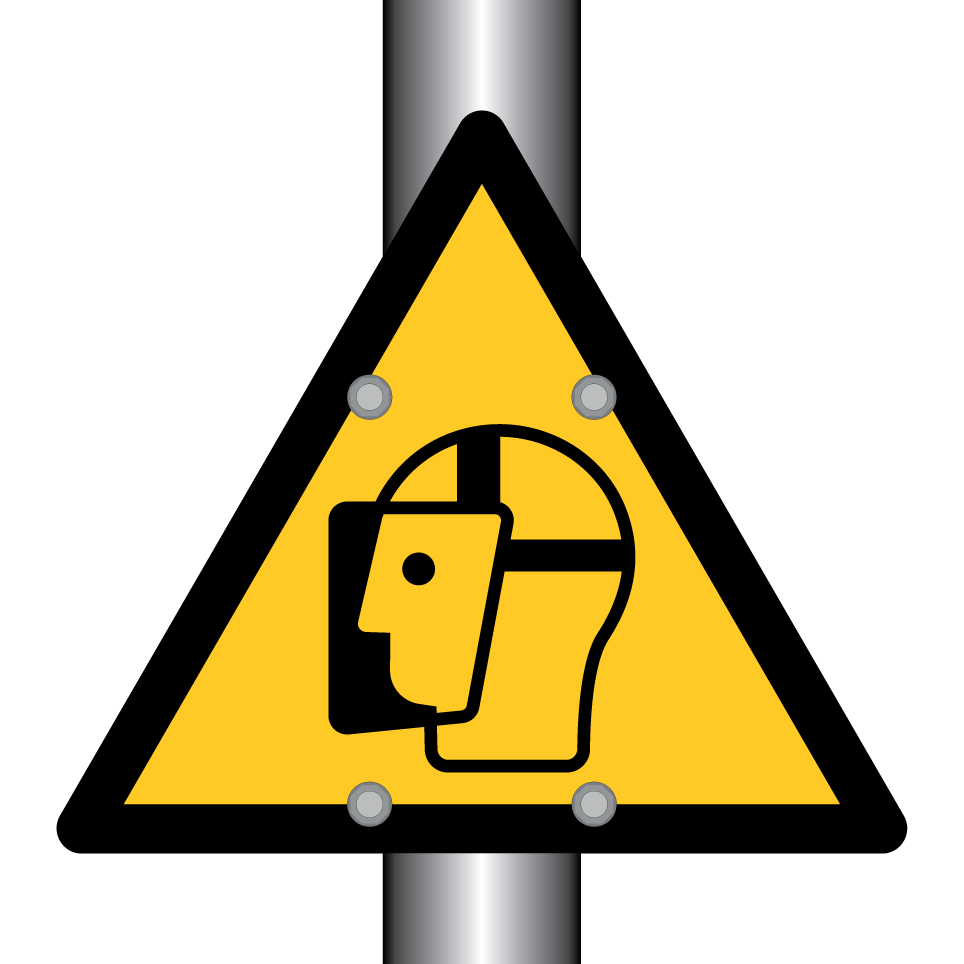 Visière de protection obligatoire
