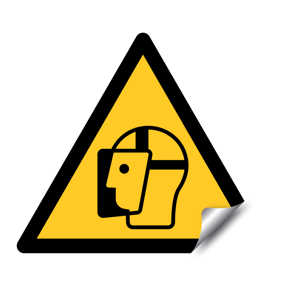 Visière de protection obligatoire