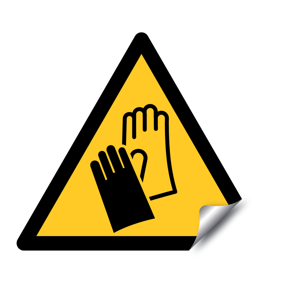 Gants de protection obligatoires